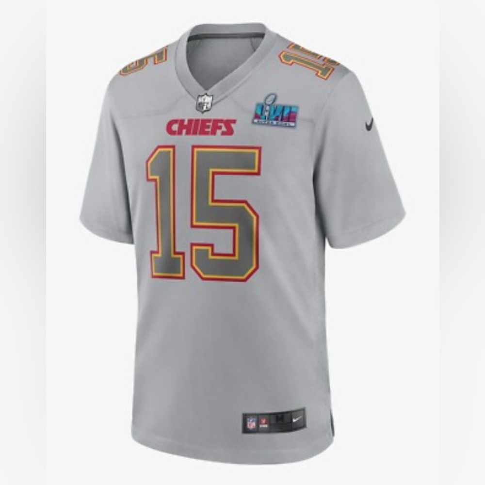NFL Gray Chiefs Mahomes Jersey